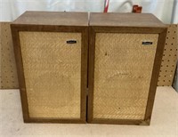 Pair of Coral cabinet speakers --BX-24