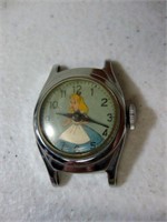 Vtg Timex Disney Alice In Wonderland Watch Face