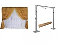 Portable Adjustable Backdrop Kit/Portable Pipe and