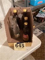 Aunt Jemima bottles and soda bottles