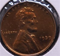 1939 PROOF LINCOLN CENT PQ RED