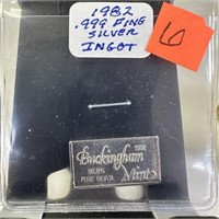 .999 SILVER BULLION INGOT BAR