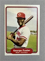 1982 Fleer George Foster Reds Card