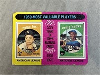 Topps 1959 Most Valuable Players Card