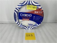 DIXIE ULTRA DISSPOSIBLE PLATES (100 PLATES 3X STRR