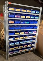 Fastenal 54-Bin Organizing Rivet Racking, 9 Shelve