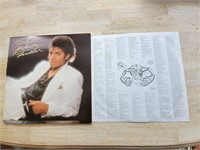 Michael Jackson Thriller vinyl record