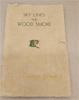 1935 Sky Lines and Wood Smoke by Badger Clark book