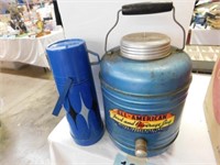 Blue All American food & beverage jug