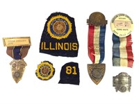American Legion Ribbons, Patches, Badges + 1922-50