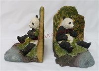 Panda Bear Bookends ~ Resin