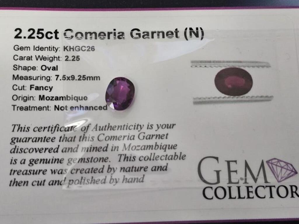 2.25ct Comeria Garnet