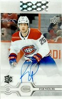 Carte signée par RYAN POEHLING Upper Deck *