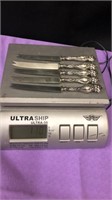 Lot of Five Sterling Silver Knives