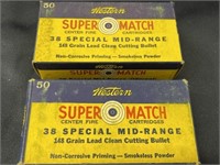 Western 38 special sort match center fire