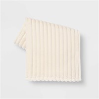 Ribbed Plush Throw Blanket - Room Essentials