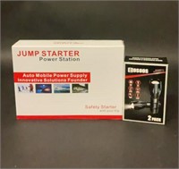 Portable Jump Starter and Flashlights-New