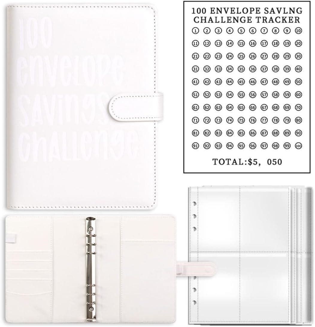 SEALED-100 Envelope Savings Challenge Binder x2