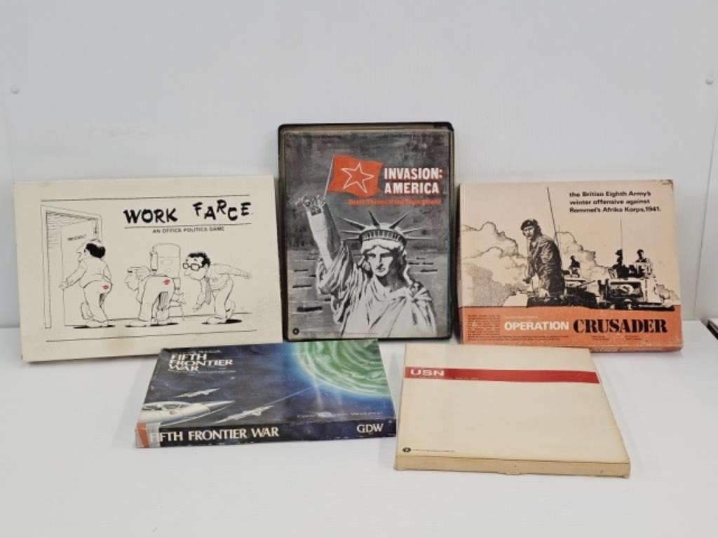 1970'S SIMULATION WAR STRATEGY BOARD GAMES