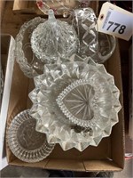 Collectible clear glass pieces