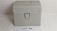 PLASTIC FILE STORAGE BOX