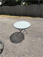SMALL FOLD UP PATIO TABLE