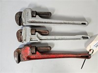 3 x 18 inch Heavy Duty Pipe Wrenches