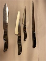 4 ECHO ARROWHEAD BUTCHER KNIVES