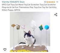 MSRP $10 6Pcs Cat Toys