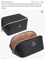 MSRP $10 Black Makeup Bag