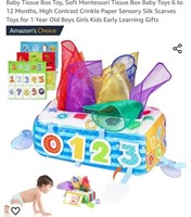 MSRP $15 Baby TIssue Box Toy