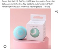 MSRP $10 Smart Interactive Cat Toy Ball