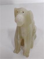 CARVED STONE DOG