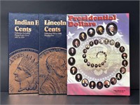 Three Coin Books with 18 coins