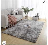 GREY AREA RUG 4.5X5.7FT