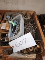 LOT WASHERS- SCREWS NAILS & OTHER HARDWARE ITEMS