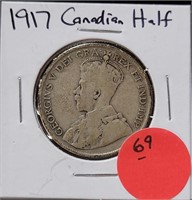 1917 CANADA HALF DOLLAR