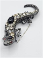 Kenneth Jay Lane Salamander/lizard  Brooch Pin