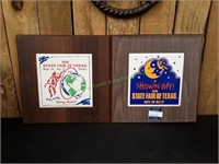 1999 & 1990 State Fair of Texas Plaques