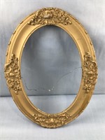 Oval picture frame no glass