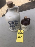 Mt. Mitchell & Henry Mckenna Sour Mash Jugs