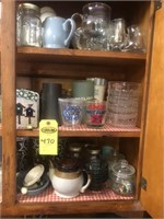 Contents Of Cabinets - Cups. Glasses & Misc