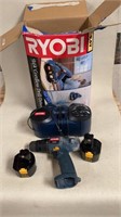 Ryobi 9.6 cordless drill and radio charger