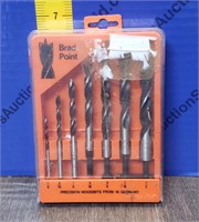 Brad Point Precision Wood Drill Bits
