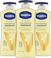 3-Pk Vaseline Dry Skin Repair Moisturizer, 600ml