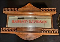 Harley Davidson Mirrored Shelf