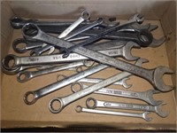 Open & Box End Wrenches various brands & sizes