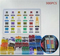 300 piece car blade fuse assortment regular and