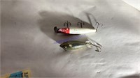 2 wood lures