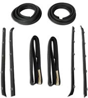 Car Weatherstrip Kit, Front Door Windows